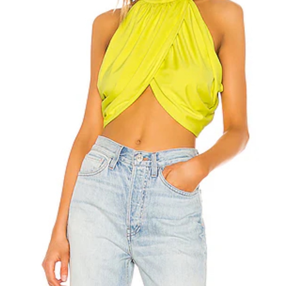 Lime Green Halter Top